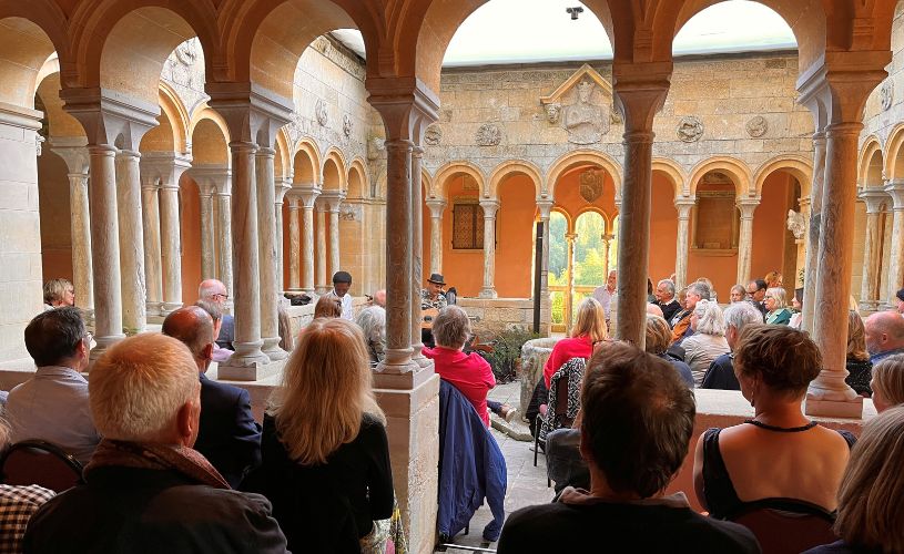 Cloister concert at Iford Manor Jazz Festival